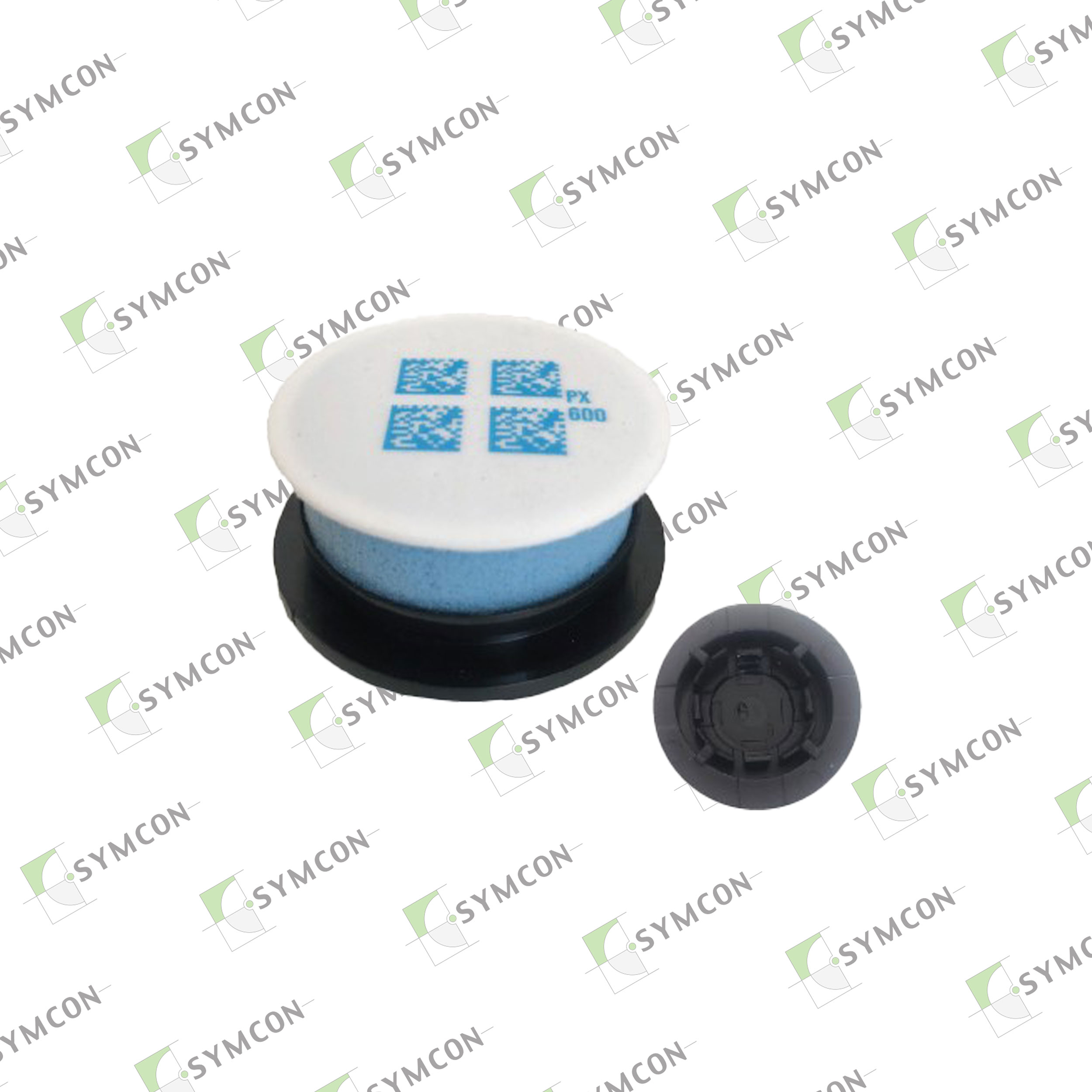 600 Barcode PX Black Base white pad polishing tool