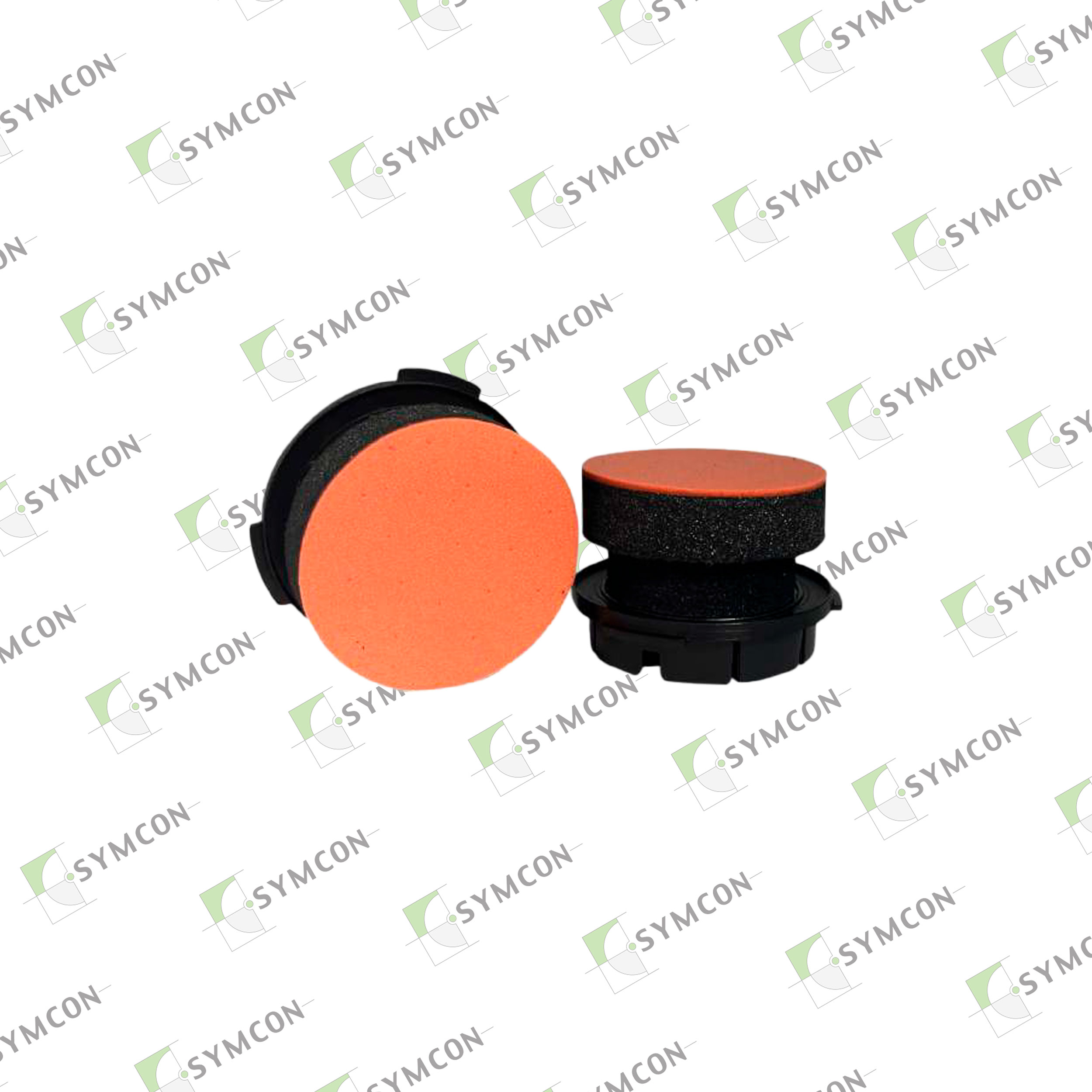 #45 Polishing Tool, Black Base, Orange Pad for Coburn